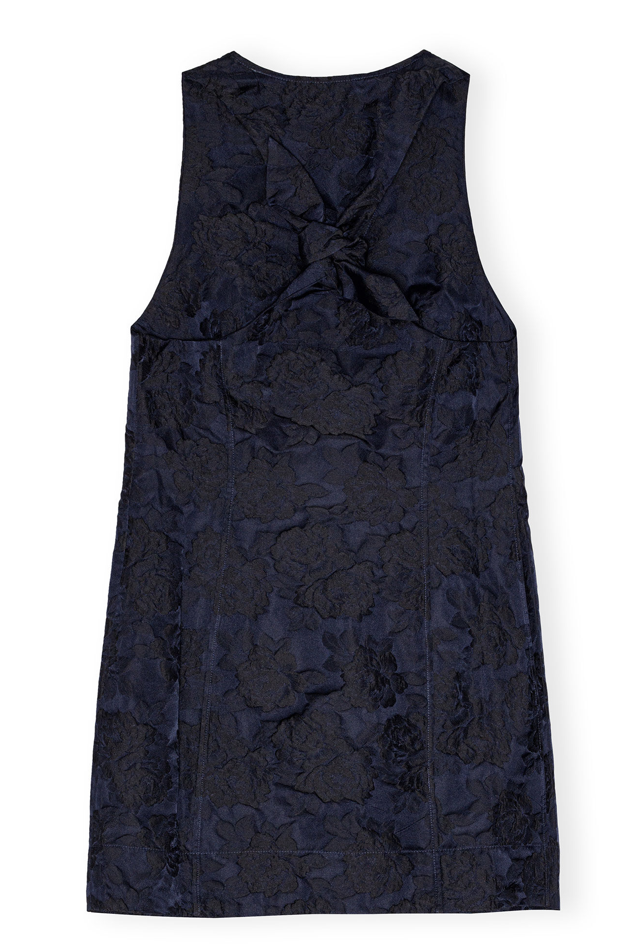 Ganni Jacquard Tie Dress