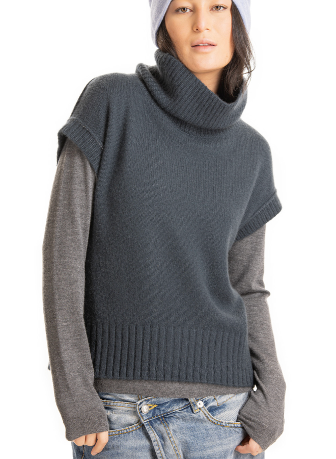 Paychi Guh Mock Pullover