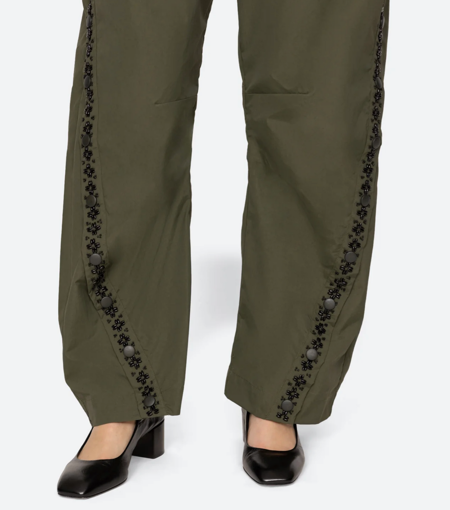 Sea Mille Embroidery Pants