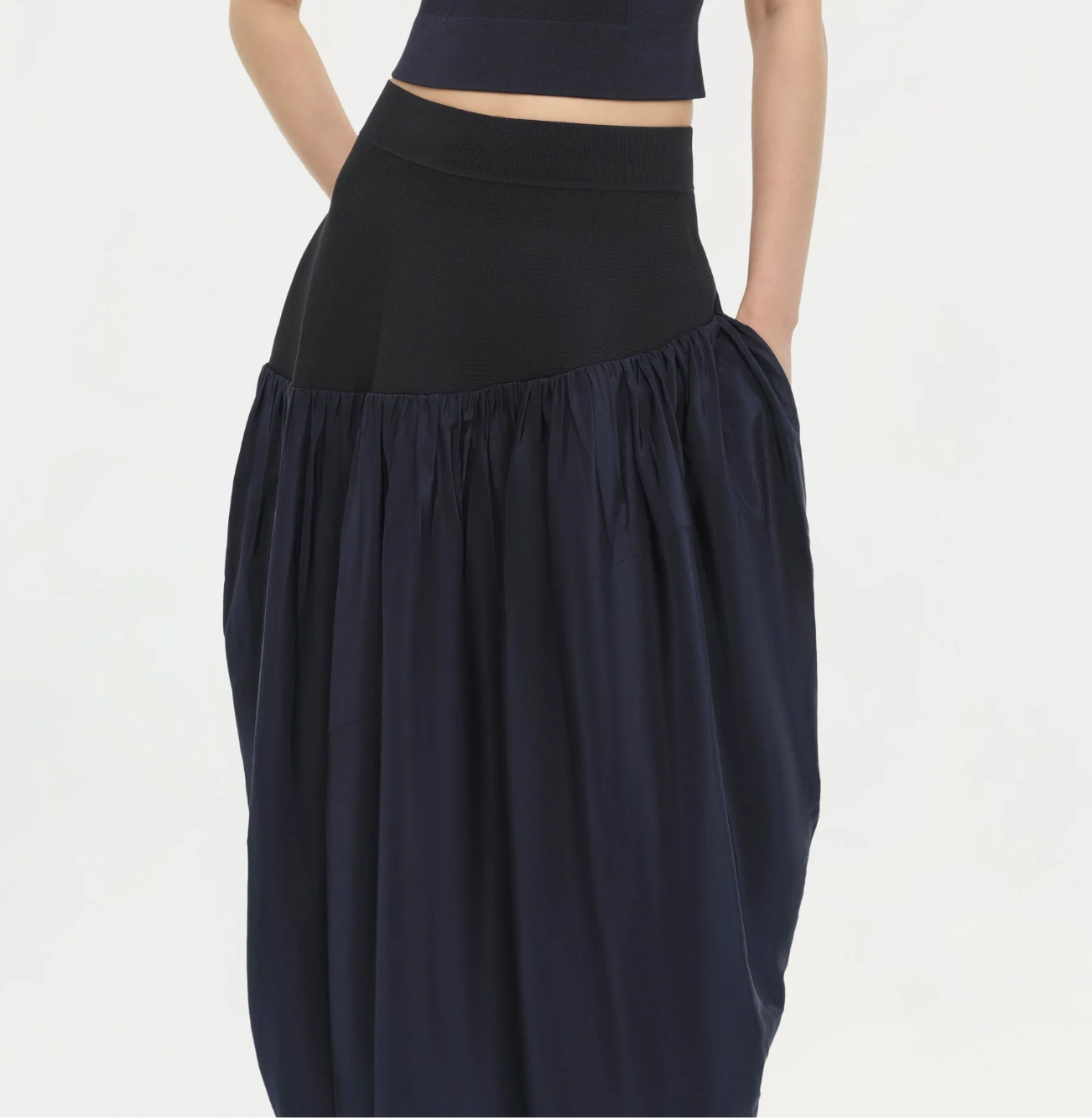 Simkhai Nala Combo Midi Skirt