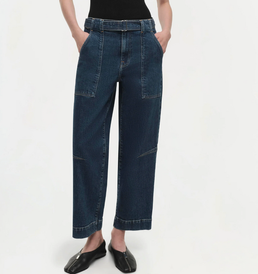 Simkhai Jenny Belted Crop Jean