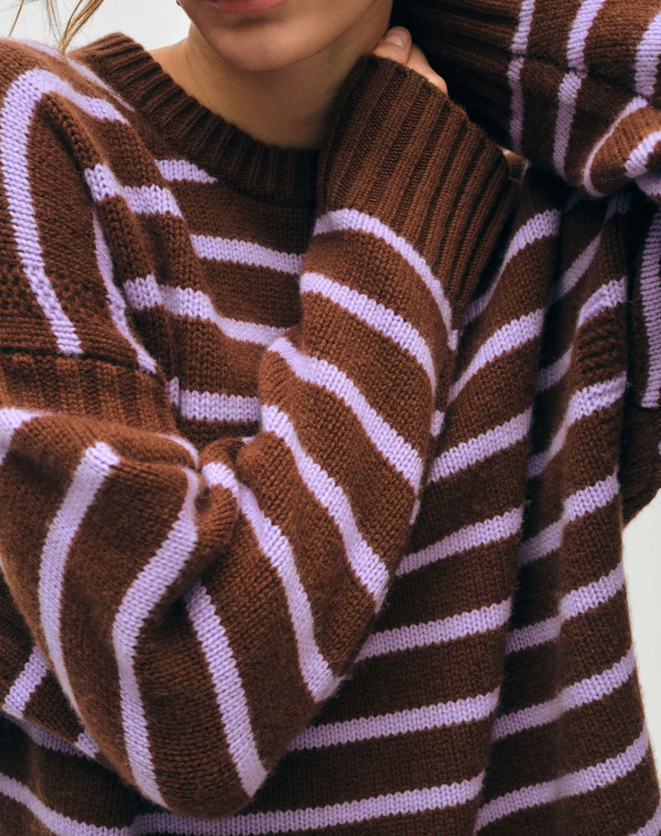 W+W Striped Crewneck