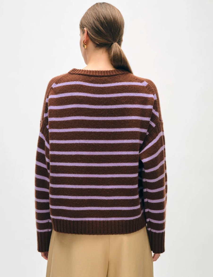 W+W Striped Crewneck