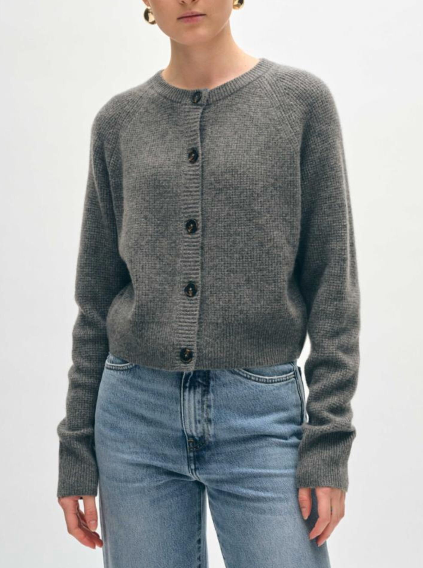 W+W Waffle Cardigan