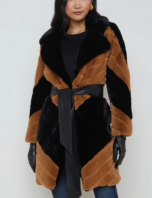 L'Agence Zoya Belted Coat