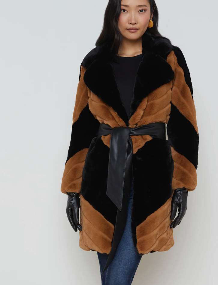 L'Agence Zoya Belted Coat