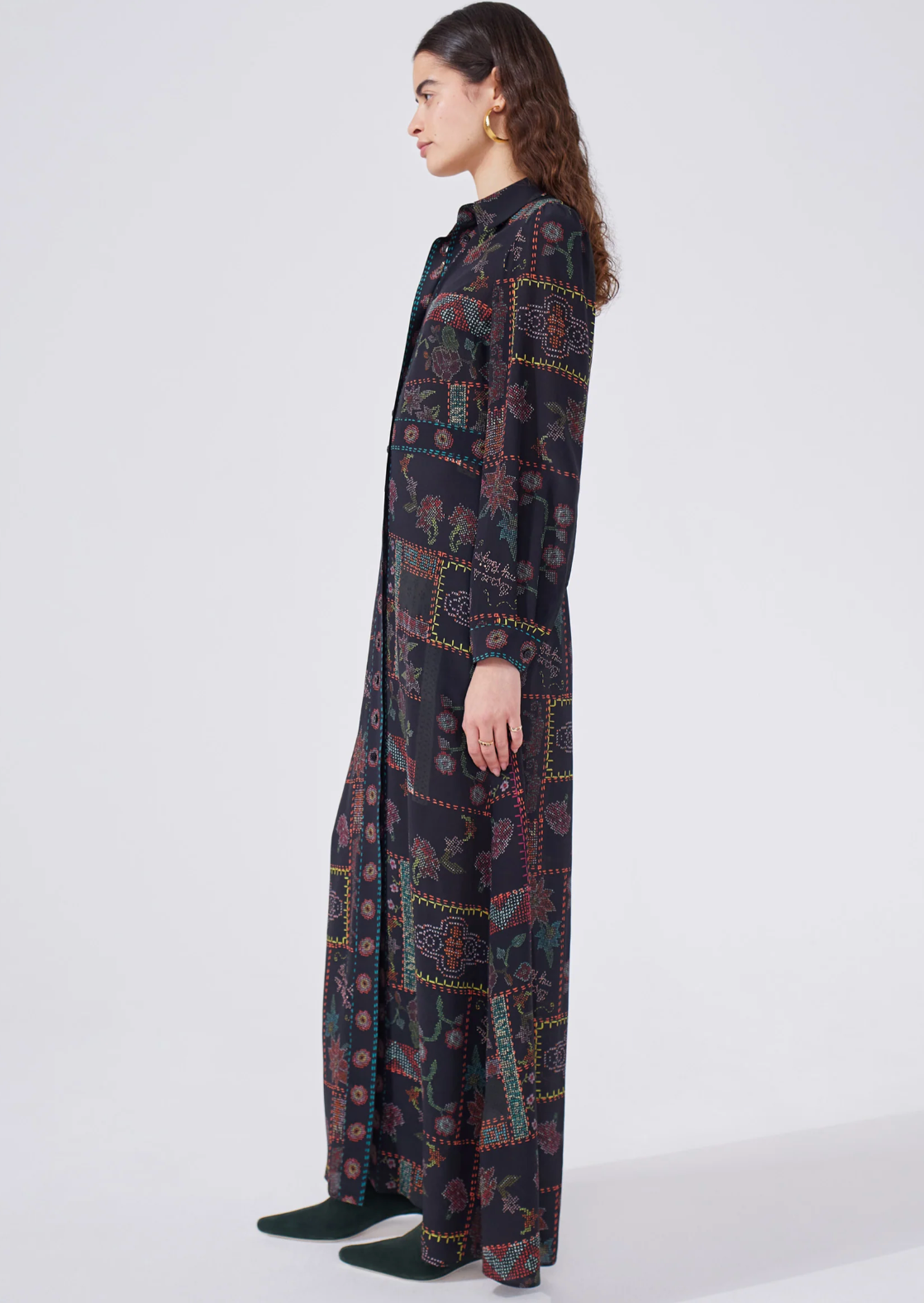 Hayley Menzies Silk Maxi Dress