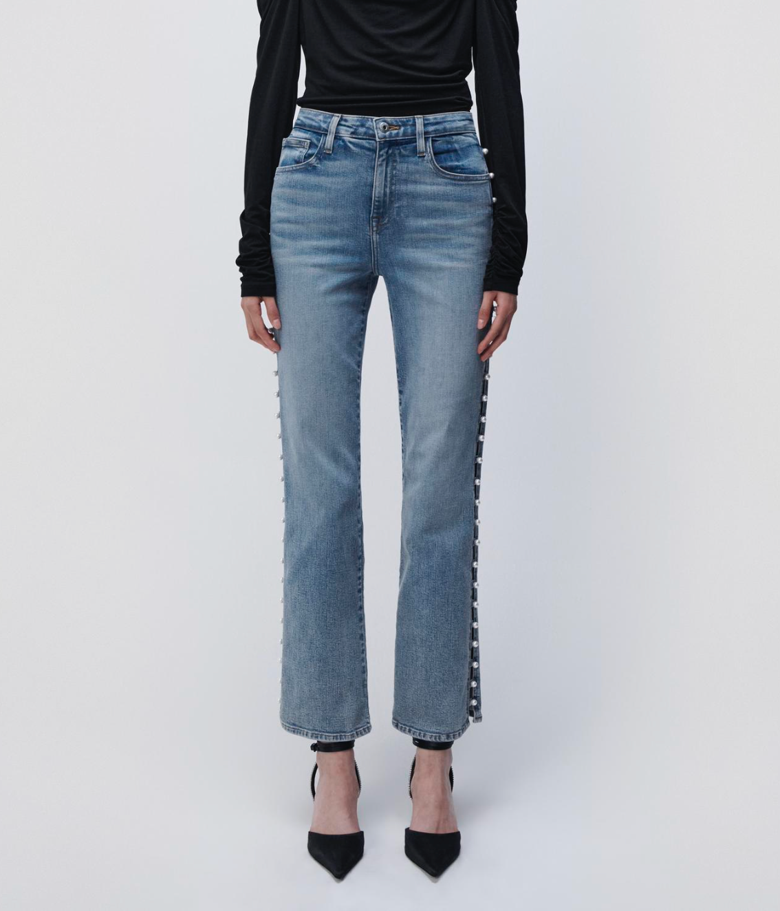 Simkhai Amelia Pearl Side Jeans