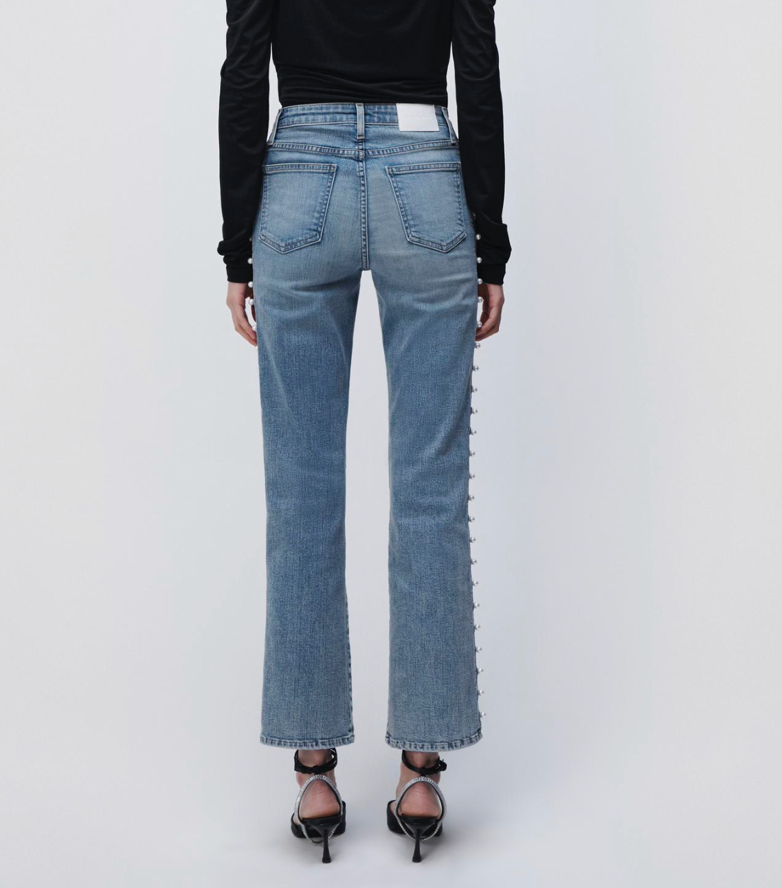 Simkhai Amelia Pearl Side Jeans