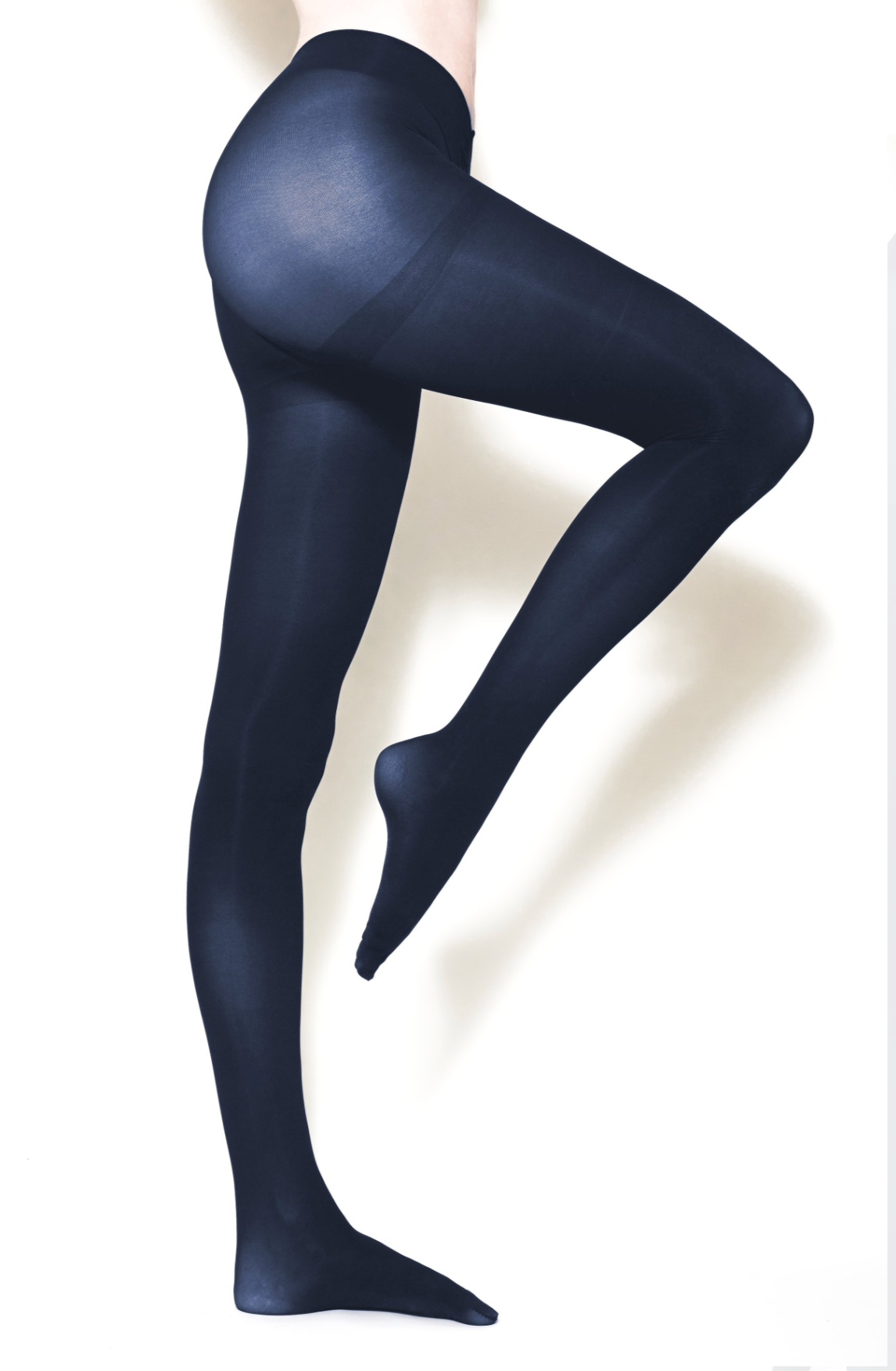 Wade & Belle Navy Opaque Tights