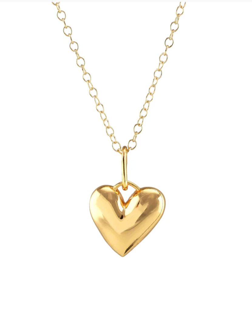 Kris Nations Puffy Heart Necklace