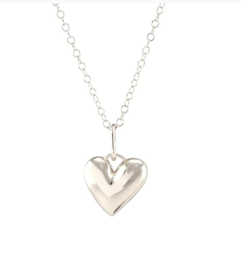 Kris Nations Puffy Heart Necklace