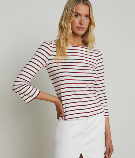 L'Agence Lucille Boatneck Top