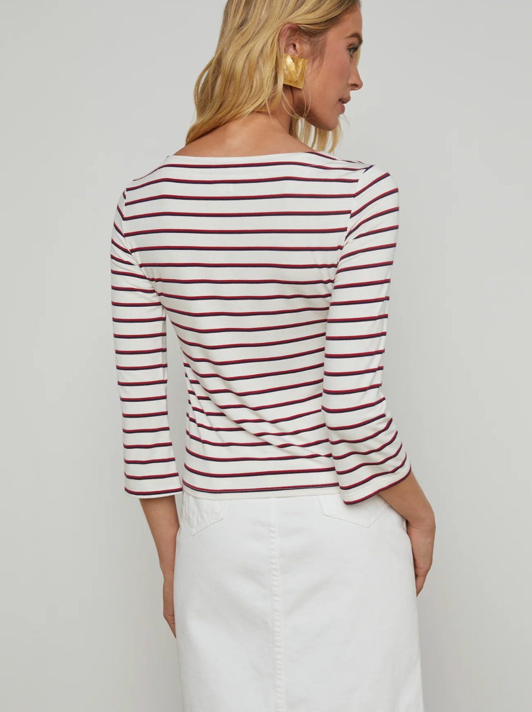 L'Agence Lucille Boatneck Top