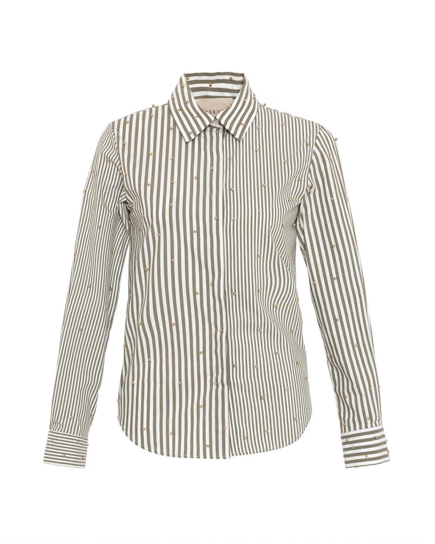 Theo Echo Stripe Pearly Top