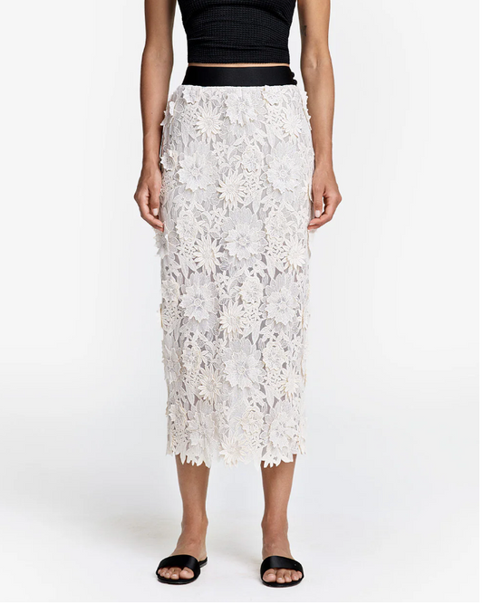 Smythe Applique Pencil Skirt