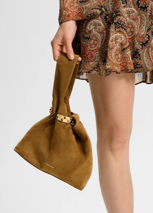 VB Suede Swing Bag