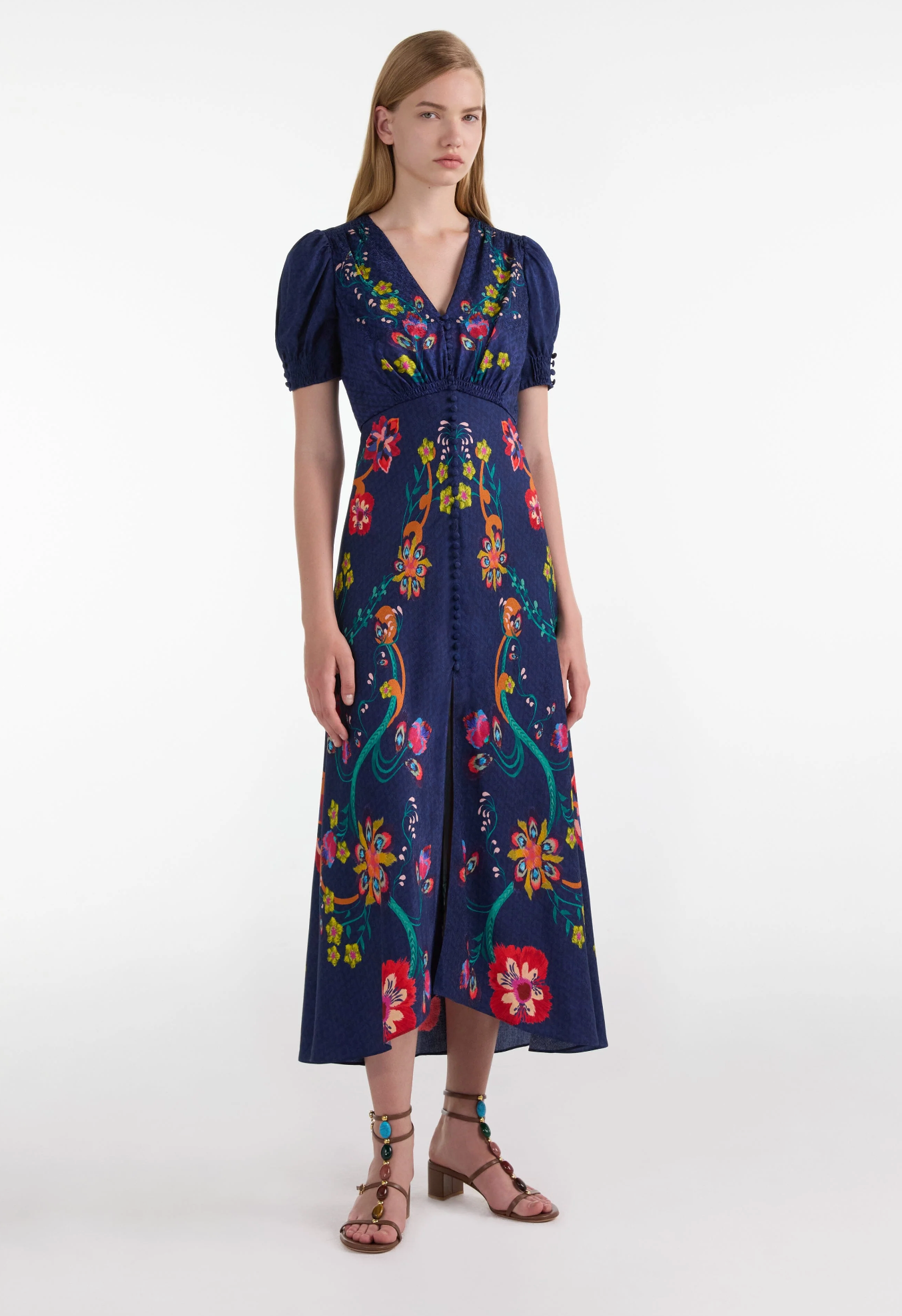 Saloni Lea Long Dress