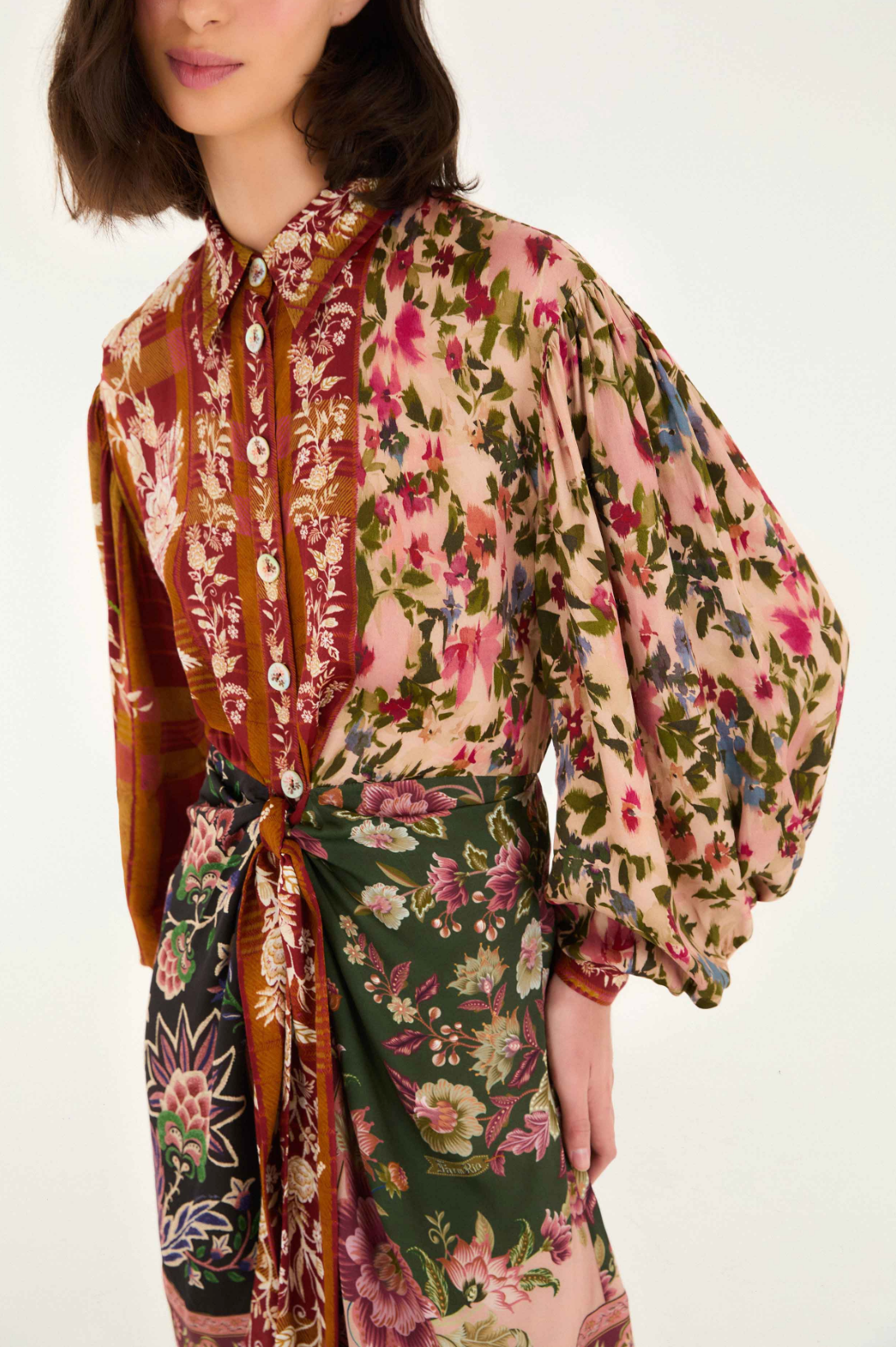 Farm Rio Winter Garden Dress