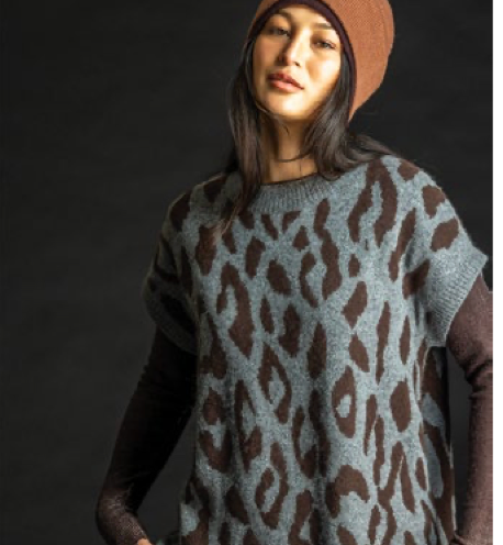 Paychi Leopard Vest