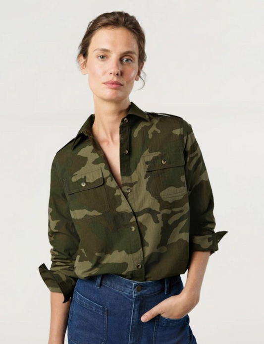 Ann Mashburn Camo Shirt