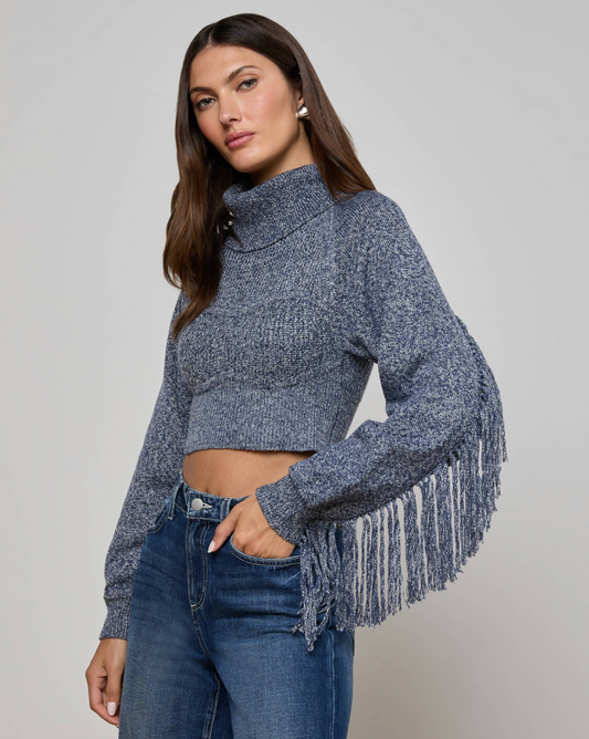 L'Agence Maddison Fringe Sweater