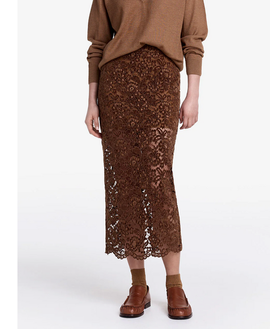 Smythe Lace Pencil Skirt