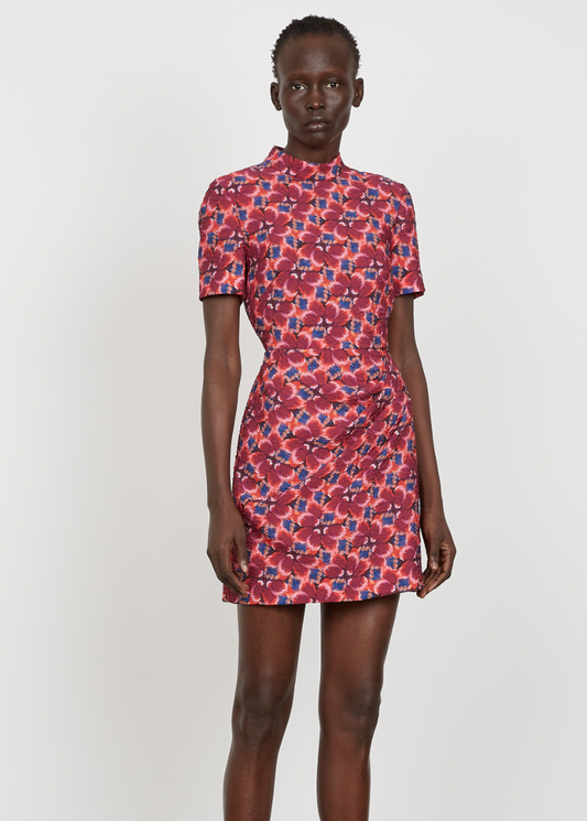 Saloni Textured Mini Dress