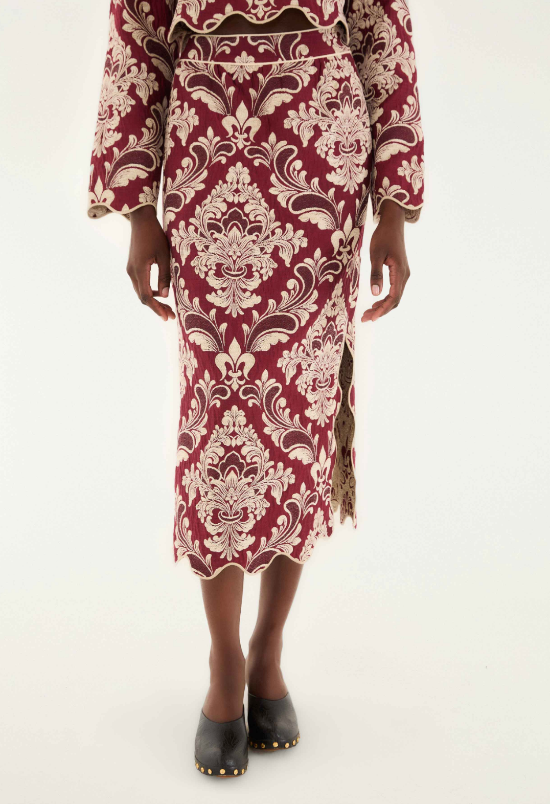 Farm Rio Jacquard Skirt