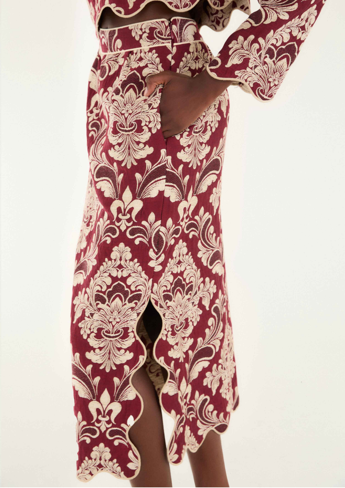 Farm Rio Jacquard Skirt