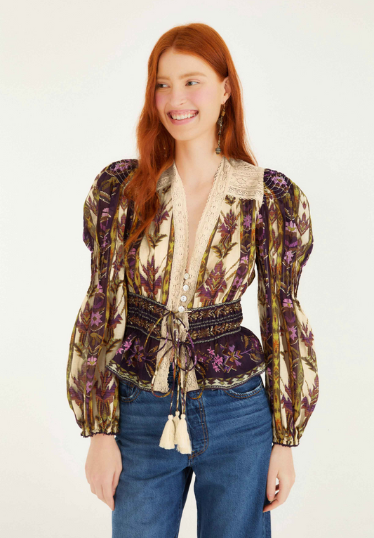 Farm Rio Tapestry Top