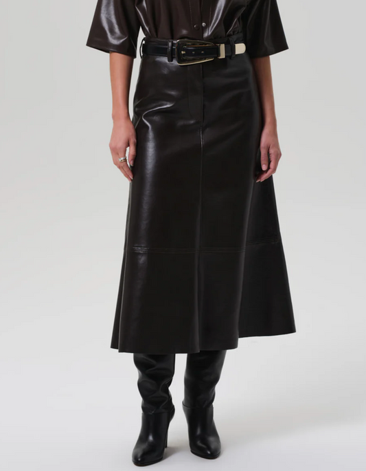 COH Cassia Leather Skirt