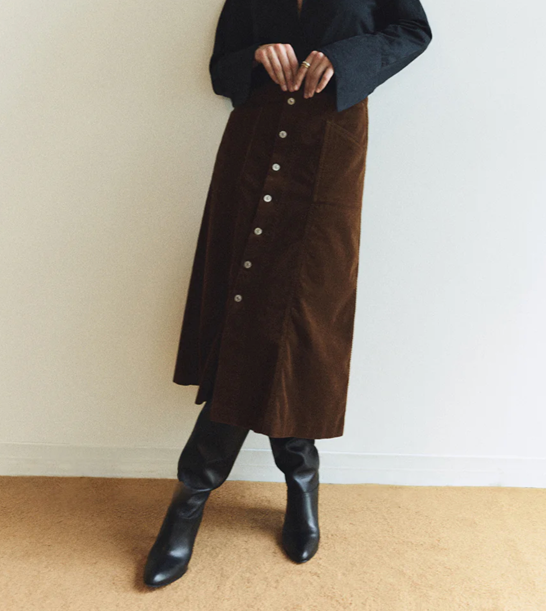 COH Devin Corduroy Skirt