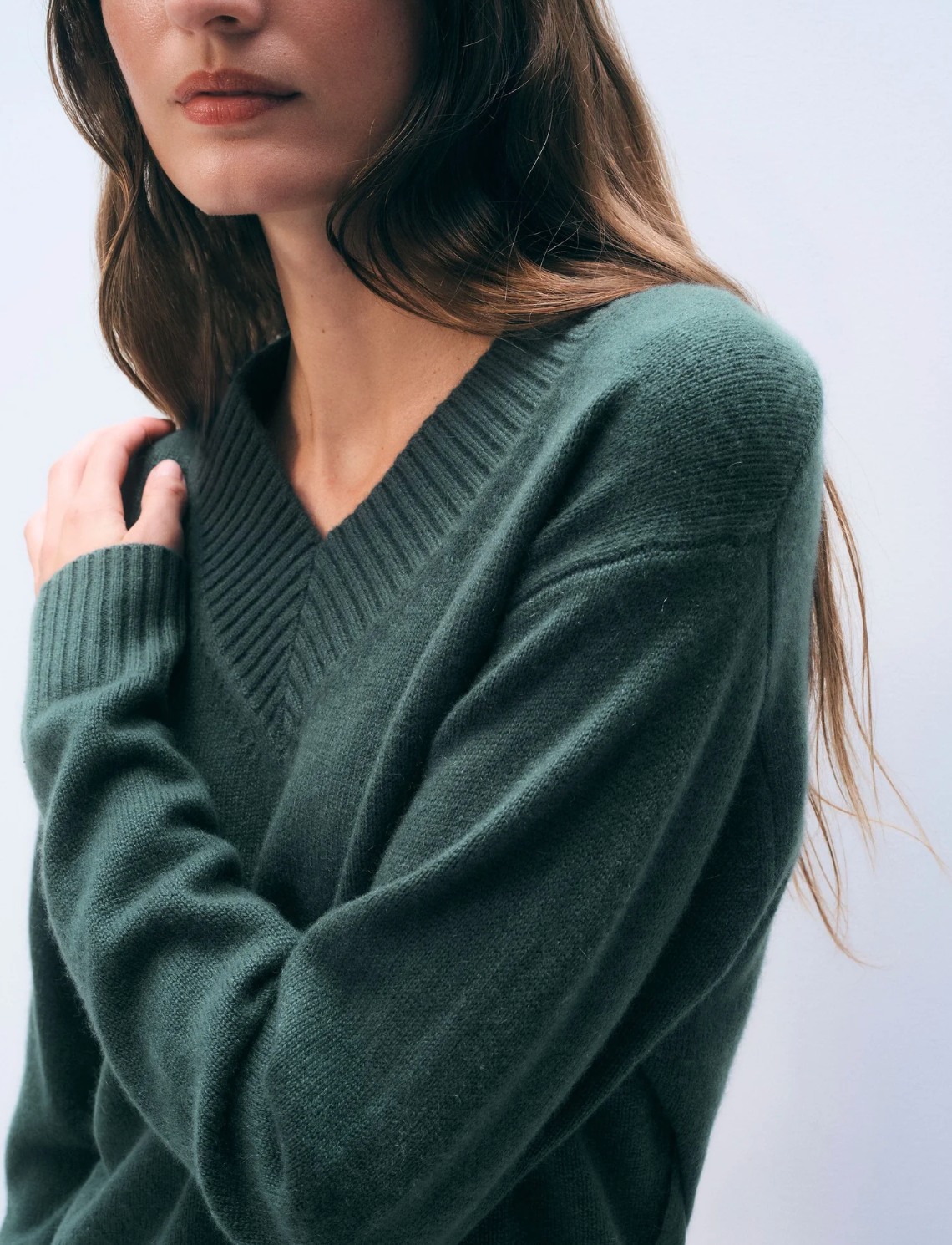 W+W Wide Rib Trim Sweater