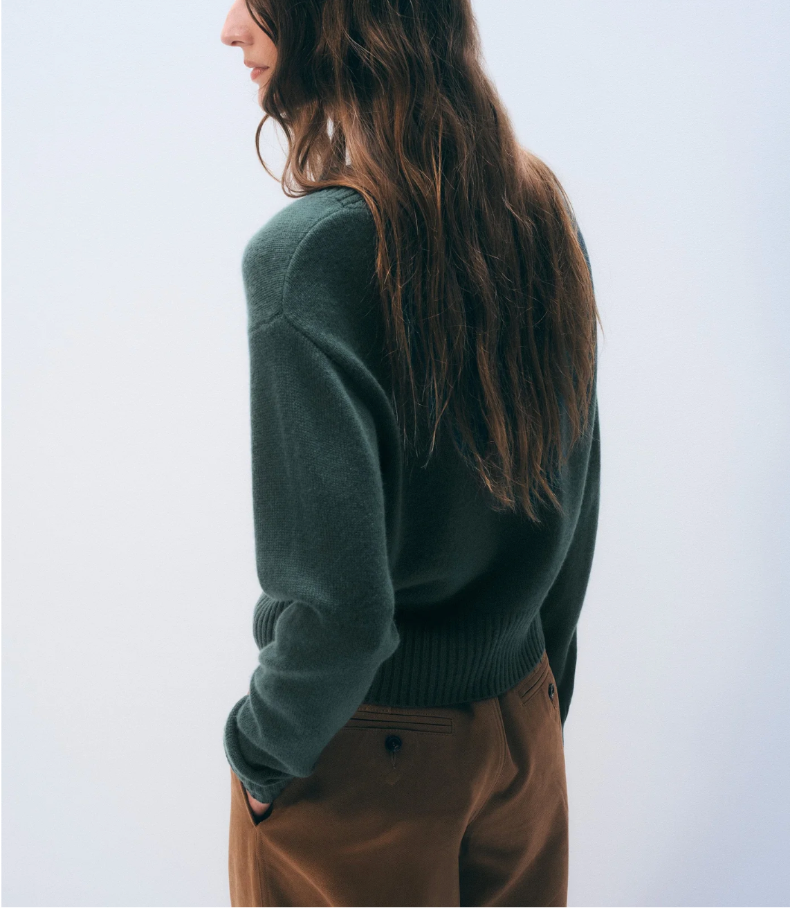 W+W Wide Rib Trim Sweater