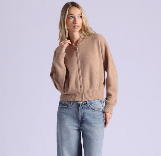 Minnie Rose Cropped Bomber