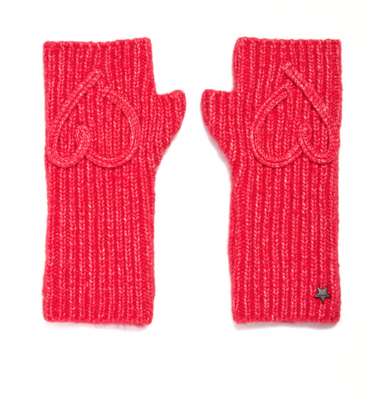 Jocelyn Heart Fingerless Gloves