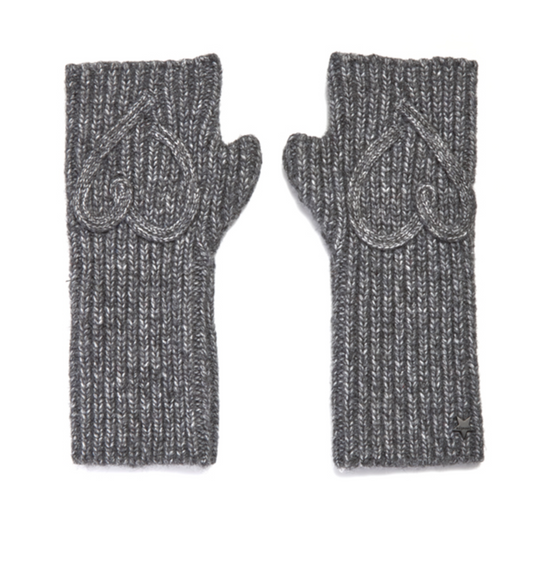 Jocelyn Heart Fingerless Gloves