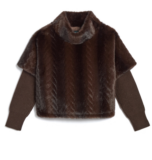 Jocelyn Faux Sweatshirt