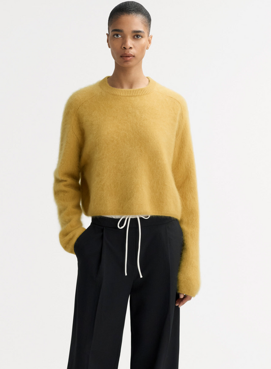 Soft Goat Brushed Crewneck