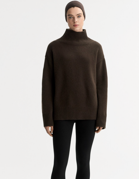Soft Goat Boyfriend Turtleneck