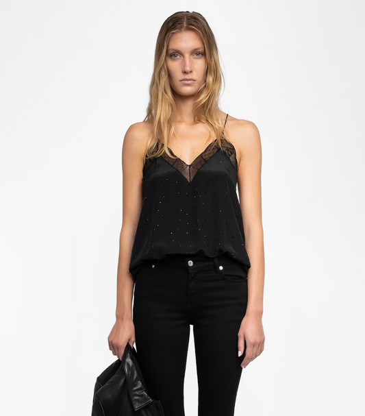 Z&V Christy Embellished Tank