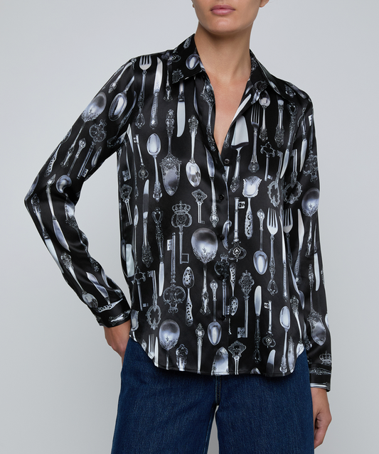 L'Agence Tyler L/S Blouse
