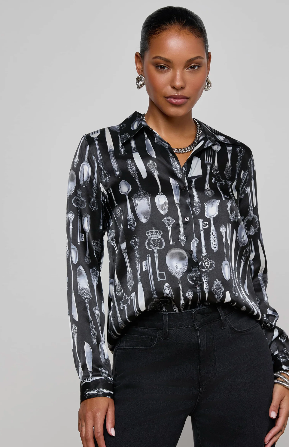 L'Agence Tyler L/S Blouse