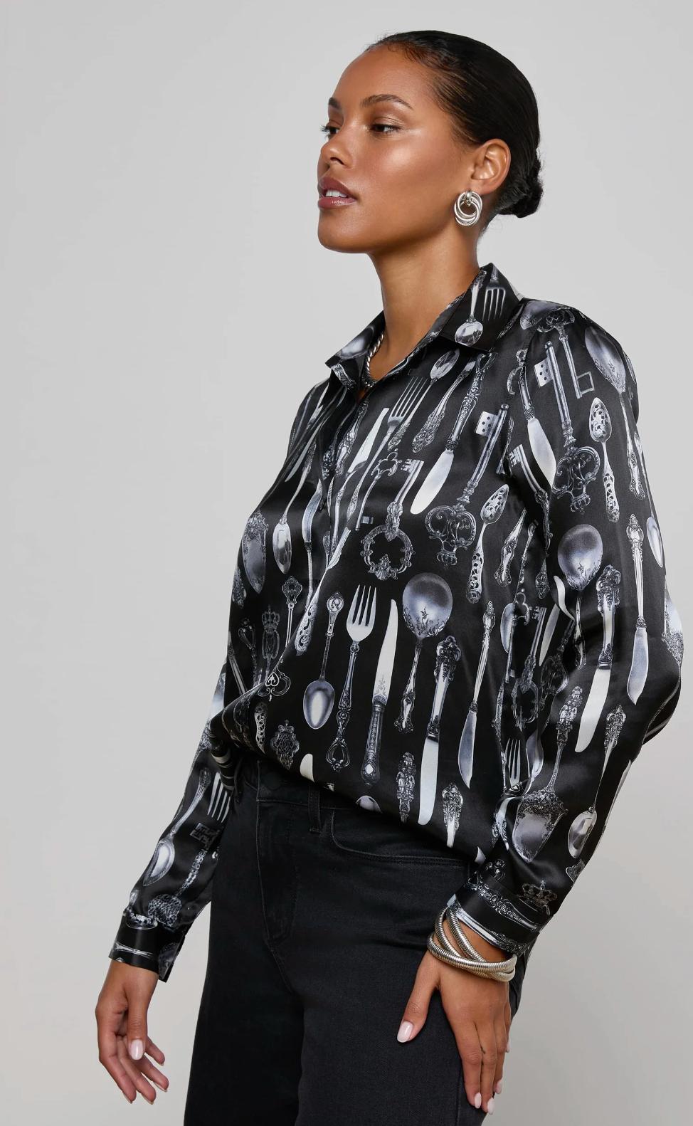 L'Agence Tyler L/S Blouse