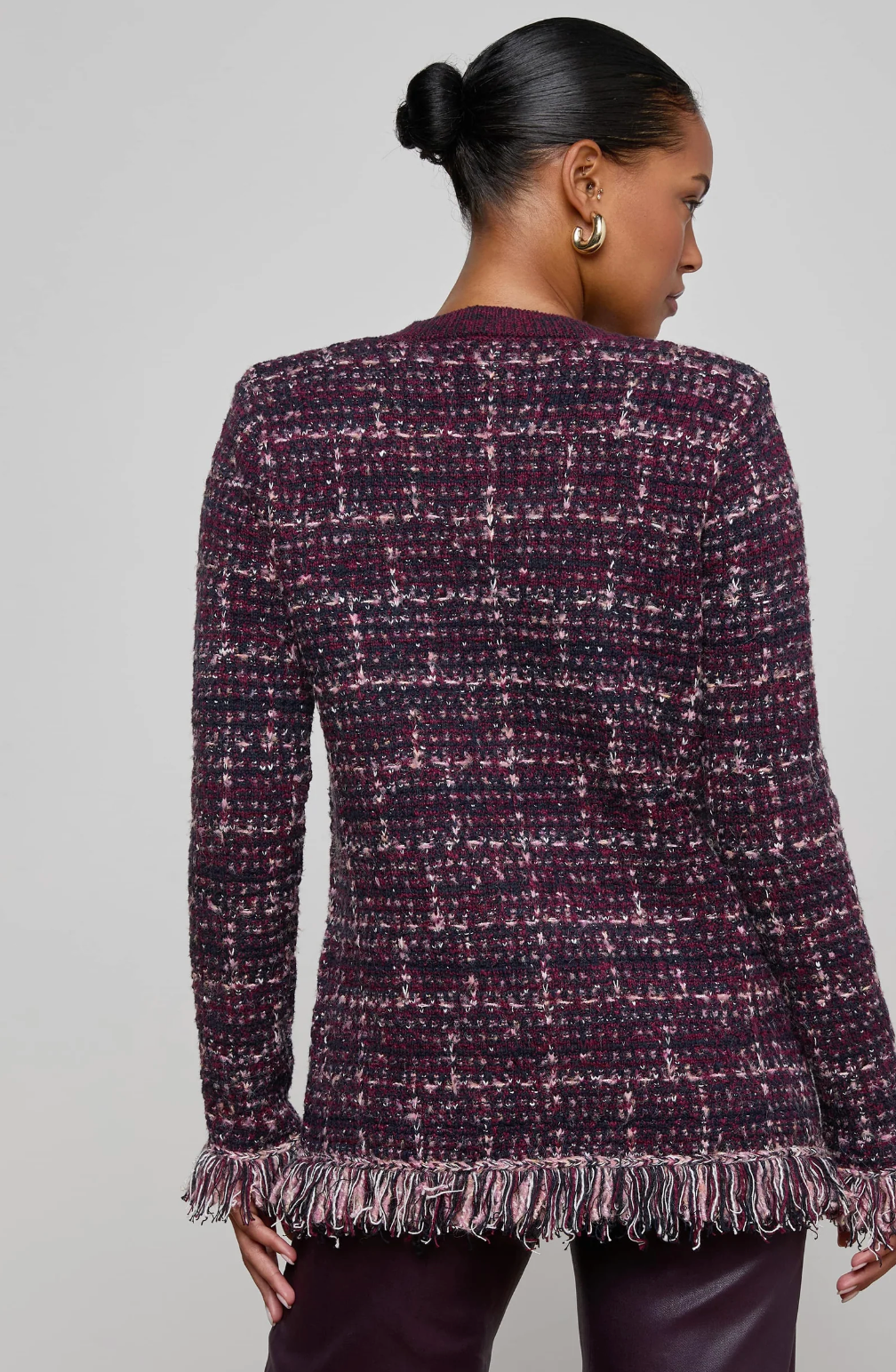 L'Agence Kastoria Fringe Cardi