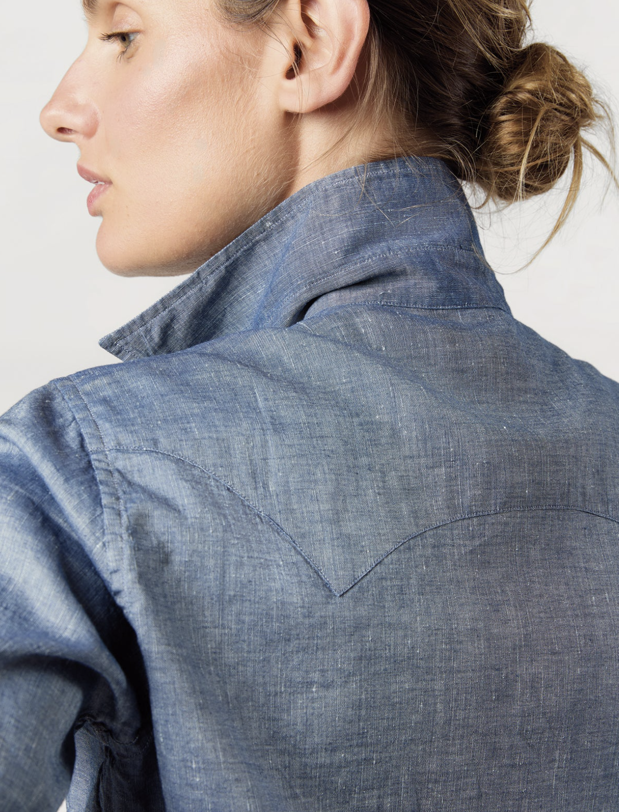 Ann Mashburn Chambray Top