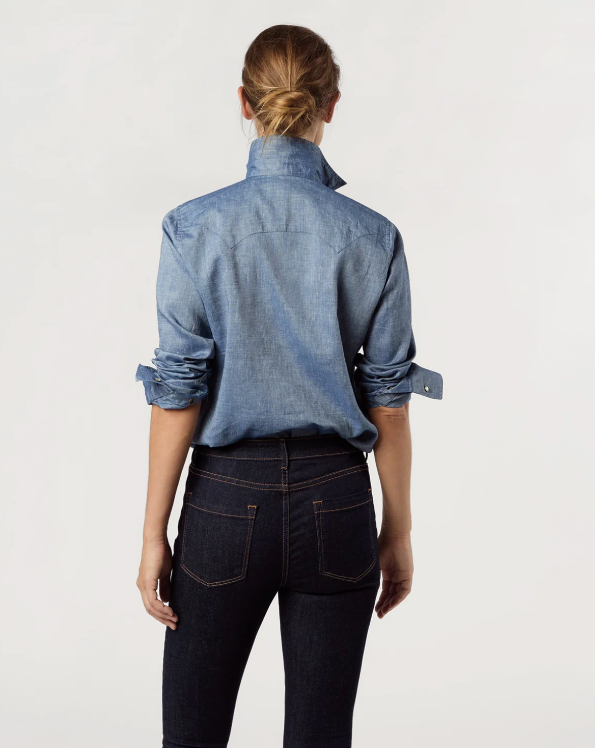 Ann Mashburn Chambray Top