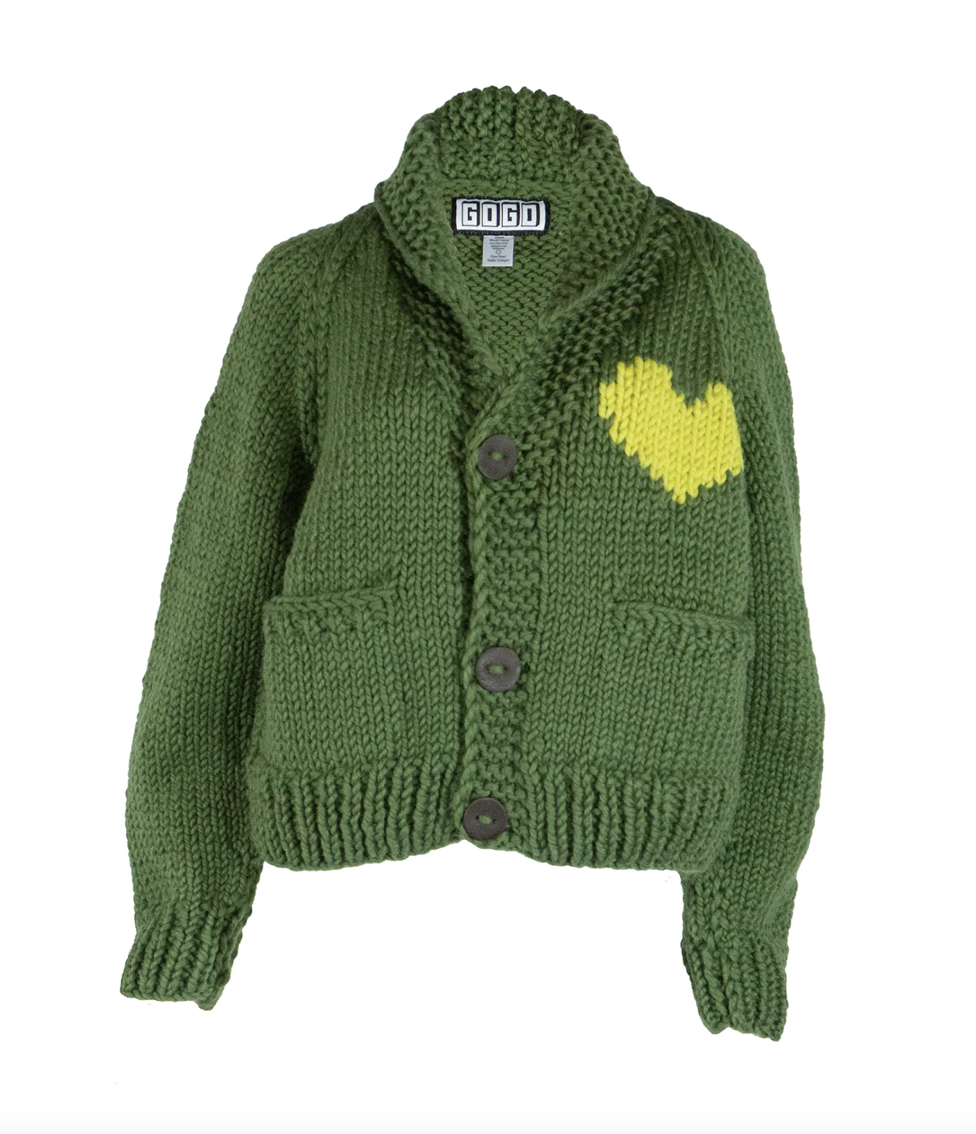 GOGO Short Heart Cardigan