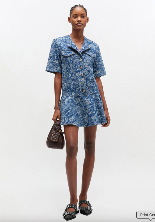 GANNI Tapestry Mini Dress